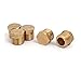 uxcell 5 Pcs 1/4BSP Male Thread Brass Hex Head Pipe Plug Connector Fitting