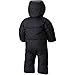 Columbia Baby Snuggly Bunny Bunting, Black/Black Plaid, 6-12 Months