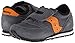 Saucony Jazz Hook & Loop Sneaker (Toddler/Little Kid), Grey/Orange, 10.5 M US Little Kid