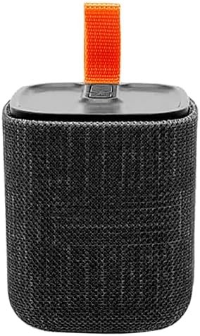 Enceinte Bluetooth Portable, Mini Enceinte sans Fil Format Compact, Haut-Parleur Design Tendance, Jusqu’à 8 Heures d'Autonomie, Résistante aux Projections d’Eau IPX4, Noire, 571078