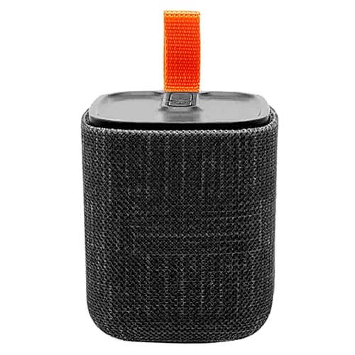 Enceinte Bluetooth Portable, Mini Enceinte sans Fil Format Compact, Haut-Parleur Design Tendance, Jusqu’à 8 Heures d'Autonomie, Résistante aux Projections d’Eau IPX4, Noire, 571078