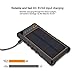 Hobest Solar Charger 10000mAh,Water-Resistant Outdoor Solar Power Bank with LED Flashlight,Dual USB Portable Charger Solar for Smartphones,GoPro Camera,GPS and Emergency Travel (Orange)