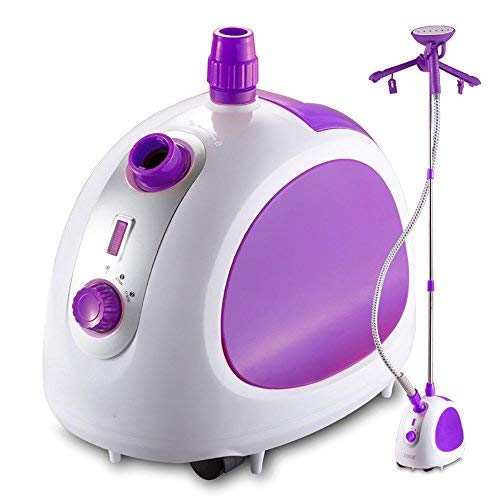 PowCube Garment Steamer,with Standing Hanger 1L Water Tank 2 Level Steam Adjustment,Color Random