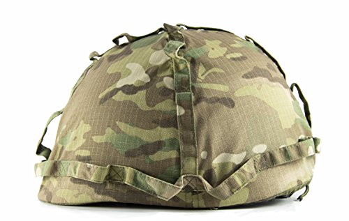 Kids Multi Cam Combat Vest & Camo Helmet, with Free Dog Tags, Fits Age 5-12