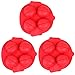 HDE Brain Silicone Ice Cube Tray Novelty Halloween Brain Shaped Chocolate Molding Ice Cube Party Mold (3-Pack)