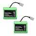 ANTRobut 2 Pack 4000mAh 7.2V Neato Battery Replace for Neato XV-11 XV-12 XV-14 XV-15 XV-21 XV-25, XV Essential, XV Signature Pro Robotic Vacuum Cleaners Replacement Neato Battery 945-0005 205-0001