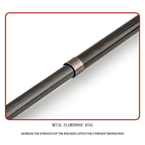 Tamkyo Carbon Teleskop See Angel Rute Tragbare Hand Angel GerrT Spinn Rute Tasche See Rute 3,6M – Bild 8