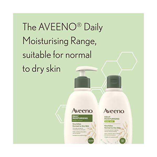 Aveeno Daily Moisturising Body Wash | Almond | 500ml [Packaging may vary]