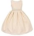 Little Girls Gorgeous Metallic Embroidered Jacquard Gown Flowers Girls Dresses