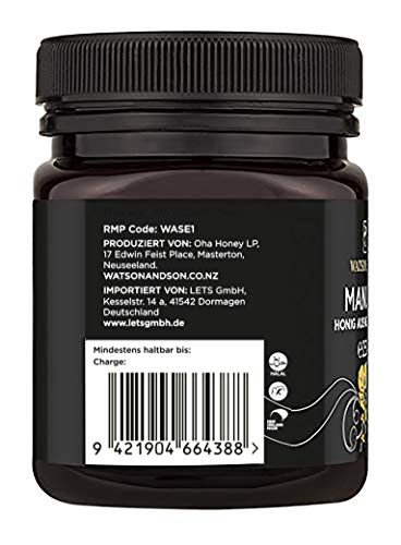 Watson & Son Manuka Honig MGO 400+ 250g | Premium Qualität aus Neuseeland – Bild 3