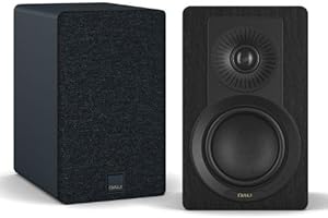 DALI KUPID Premium Compact Passive Hi-Fi Bookshelf Speakers, 2-Way Design with 4.5" Woofer & 1" Tweeter, Includes Wall Mount 