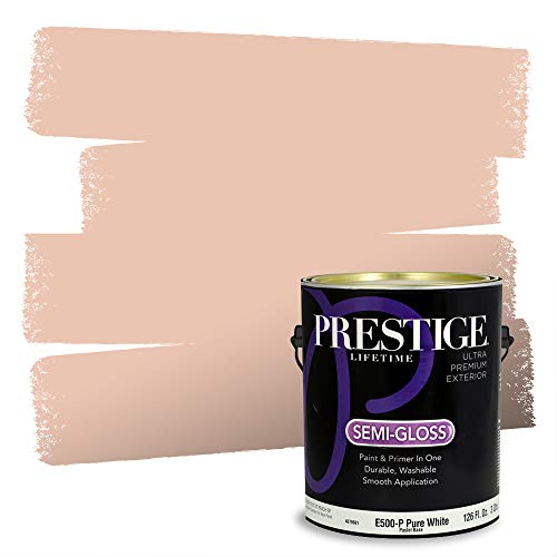 PRESTIGE Exterior Paint and Primer in One, Orange Twist, Semi-Gloss, 1 Gallon