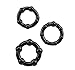 ZIOOER Waterproof Silicone Delay Control Cockrings Penis Ring Cock-ring 3Pcs Set