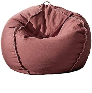 Tengxiang Lazy Sofa Portable Lazy Couch Bean Bag Single Nordic Bedroom Small Apartment INS Wind Children Floor Small Sofa Bean Bags (Color : Red)