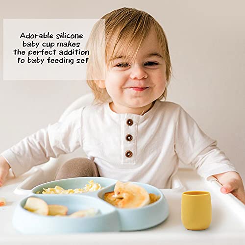 Toddler Cups Silicone Training Cup for Infants and Toddlers, Kids Mini