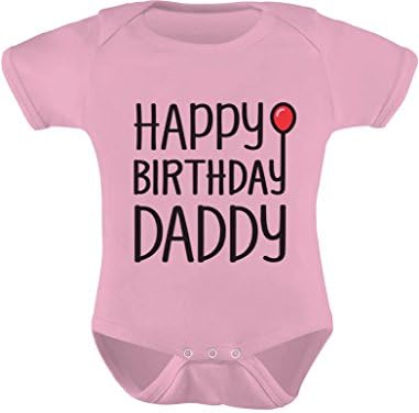 Tstars Happy Birthday Daddy Gifts for Dad from Daughter Son Baby Girl Boy Outfits