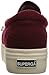 Superga Women's 2314 Polywoolw Fashion Sneaker, Maroon, 40 EU/9 M US