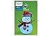 Philips Christmas USB Powered LED Glitter Snowman with Red & Black Plaid Hat and Scarf