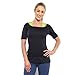 Zaggora HotTop Slimming Neoprene Weight Loss Hot Tshirt, Womens, Black