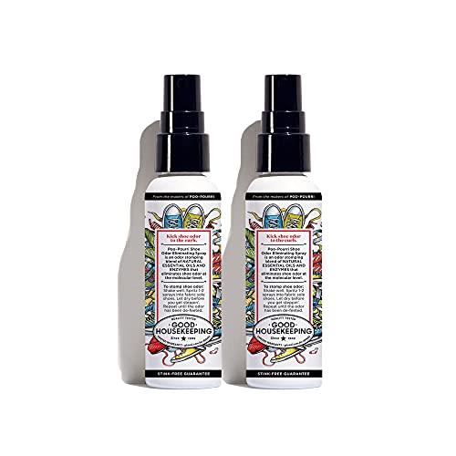 PooPourri Shoe Odor Eliminator Spray, 2 Fl Oz (Pack of 2), 2 Count