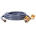GasSaf 11 FT Natural Gas Grill Hose with Quick Connect Fitting, Natural Gas Conversion Kit Suitable for Gas Grill, Generator, Patio Heater and More (with Sealing Tape)