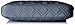 Vera Bradley Women's Microfiber Triple Zip Hipster Crossbody Purse, Charcoal Gray, One Size
