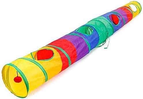 Xzante Chat Tunnel Pet Tube Pliable Jouet Jouet Interieur Exterieur Kitty Chiot Jouets Pour Puzzle Exercer Cacher La Formation Cacher Et Courir Avec Fun Ball Amazon Fr Animalerie