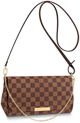 Women's Canvas Pochette Favorite MM Double-use Chain Flap Bag Small Crossbody Bag Shoulder Bag