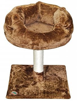 Go Pet Club F107 Tree Condo Scratcher Post Pet Bed Furniture, 24-Inch