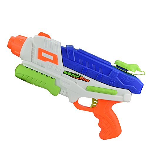 AMGlobal Water Blaster, Super Soaker Blaster, Water Gun, Water Pistol, Squirt Gun With 34 Feet Shooting Distance 33 Ounces Capacity For Kids For Swimming Party Bath Time