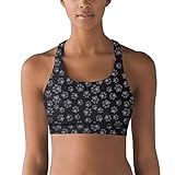 Milr Gile Women's Black Dog paw Workout Yoga Bra
