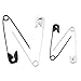 Singer - D00296 Halloween Black & White Safety Pins, Sizes 1 & 2, Black/White