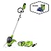 Greenworks 12-Inch 40V Cordless String Trimmer with Extra 3 Pack Spool, 2Ah Battery and Charger Included 2101602 primary