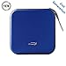 Home Wing Hard Plastic CD/DVD Portable Storage Binder, 32-capacity, Blue