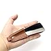 Lausihay Metal ShoeHorn, 2Pcs Stainless Steel Shoe Horns with Cow Leather Strap 5.9