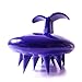 Pet Massage Bathbrush - Dog Soft Silicone Bristles/Comb - Pet Fur Remover - Pet Grooming Tool, Purple