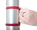 Handiwear (2 pack), Water Bottle Carrier Grip for Running. Soft band holder strap makes any bottle handheld. Bike, gym or jogging (Black & Red)
