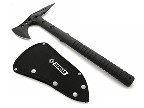 OS4YOU 40cm Black Tactical Tomahawk Typ M-48 - Jagd - Camping - Angel - Outdoor - Survival - Busch - Axt - Beil - Messer – Bild 7