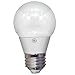 GE Lighting 37946 LED A15 Ceiling Fan Bulb with Medium Base, 7-Watt, Soft, 1-Pack Standard, Frosted White
