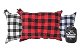 The Big E-ZZZ XL Camp Pillow - Large 20 in. by 14 in. Travel Pillow with Microfiber Coating