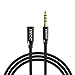 iXCC 3.5mm TRRS Extension Cable, 6ft 3.5mm Male to Female Gold-Plated Universal Audio Stereo Extension Cable for Smartphone/Tablet/Speaker and More