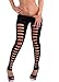 Women's European Super Sexy Candy Color Skiny Slim Hole Pants Leggings (black)
