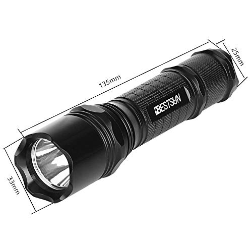 image for BESTSUN Tactical Flashlight 1200 Lumen Super Bright Hunting Light with