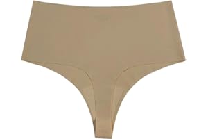 High Waisted Thongs for Women Seamless No Show Panties with Full Coverage Breathable Comfort for Everyday Wear