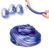 Fluffy Floam Slime Mud, Soft Scented Stress Relief Sludge Toy for Kids Adult (colorful)-3-pack-6 OZ