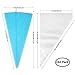 Kootek 109 Pack Pastry Bags Sets Thickened 16 Inch 100 Disposable Icing Piping Bags 2 Reusable Silicone Bags 2 Plastic Couplers with 5 Bag Ties for Cupcake, Cookies and Frosting Cake Decorating Supply