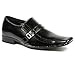 Delli Aldo M-19261 Mens Black Slip on Loafers Dress Classic Shoes w/ Leather Lining