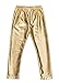 Messy Code Baby Girls Pants Faux Leather Leggings for Toddlers Trousers Gold Kids Clothes Boutique Gold M(12-24Month)