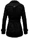 NE PEOPLE Womens Classic Double Breasted Pea Coat with Belt