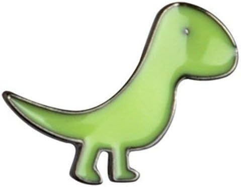 Minimum Mouse Velociraptor Cartoon Dinosaur Enamel Lapel Pin Badge
